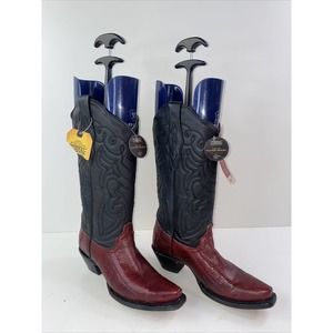 Corral Women's Boot Barn Exclusive Exotic Snake Skin Western Boots Snip Toe 6.5M